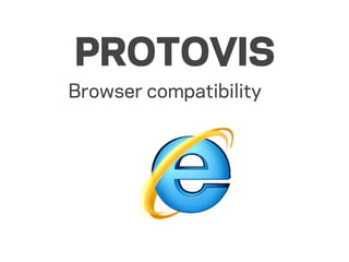 PROTOVIS
Browser compatibility
 