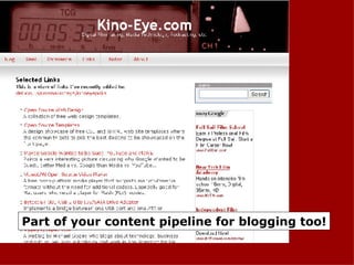 Part of your content pipeline for blogging too! 