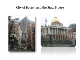 City of Boston and the State House
 