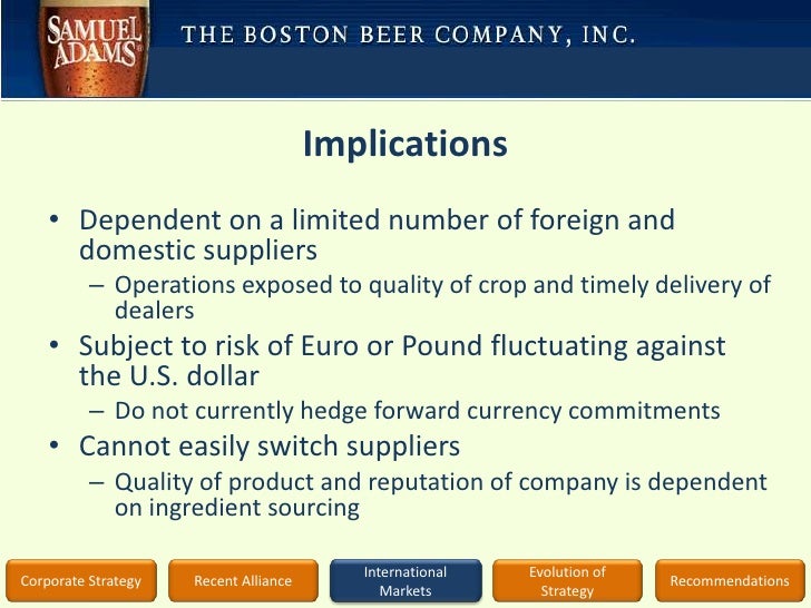 Boston Beer Pany Final Presentation Final