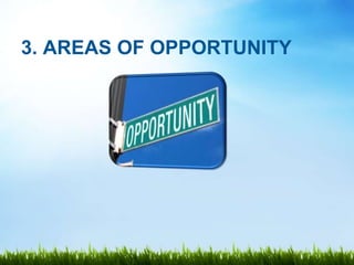 3. AREAS OF OPPORTUNITY
 