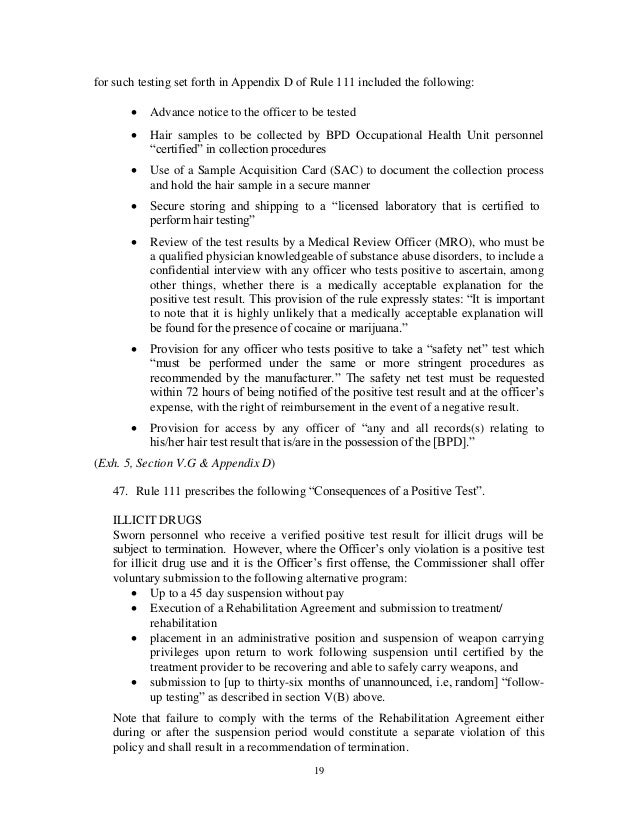 Drug essay random test