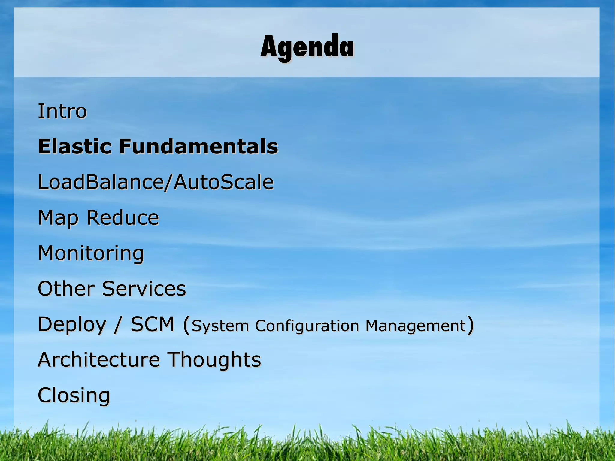 Architecture Thoughts 