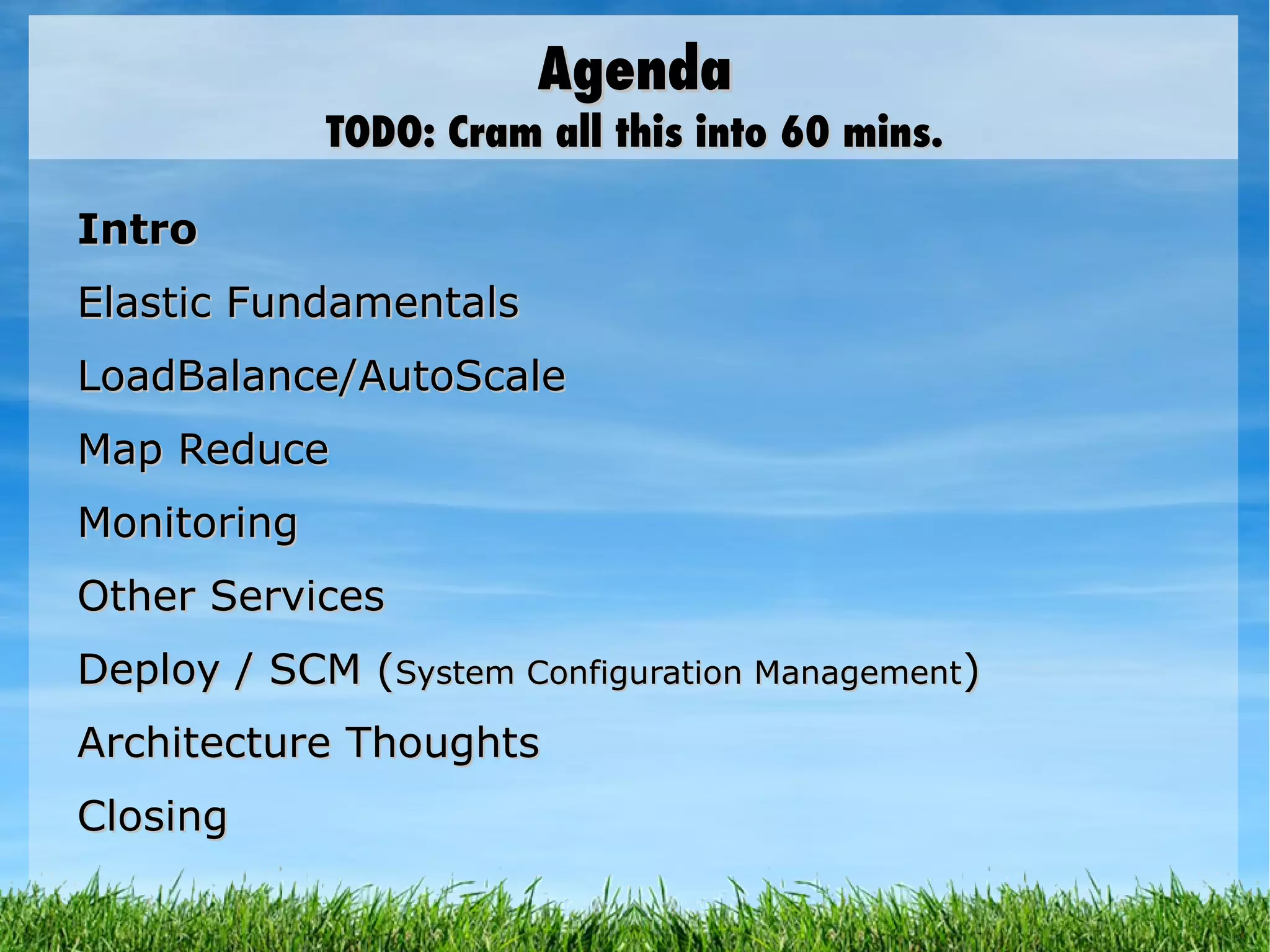 Elastic Fundamentals 