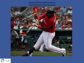 Boston Red Sox Starting Lineup
Third Basemen: Pablo Sandoval