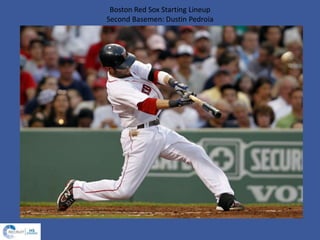 Boston Red Sox Starting Lineup
Second Basemen: Dustin Pedroia