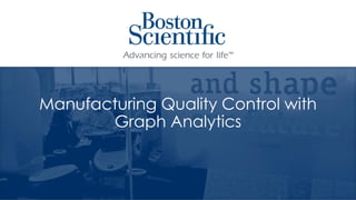 Manufacturing Quality Control with
Graph Analytics
 