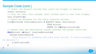 Apex Testing and Best Practices | PPTX