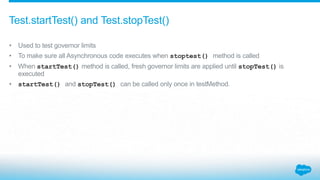Apex Testing and Best Practices Slide 8
