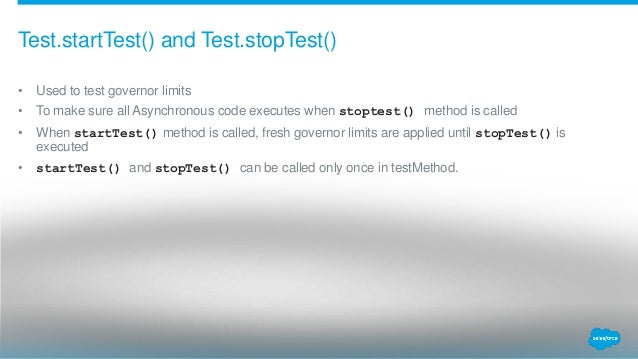 start test