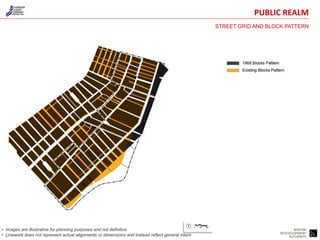 PUBLIC REALM
                                                                                                   STREET GRID AND BLOCK PATTERN




• Images are illustrative for planning purposes and not definitive                                                            BOSTON
                                                                                                                       REDEVELOPMENT
• Linework does not represent actual alignments or dimensions and instead reflect general intent                            AUTHORITY
 