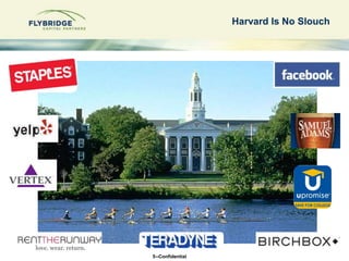 5--Confidential 
Harvard Is No Slouch 
 