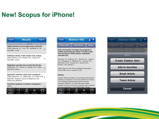 New! Scopus for iPhone! 