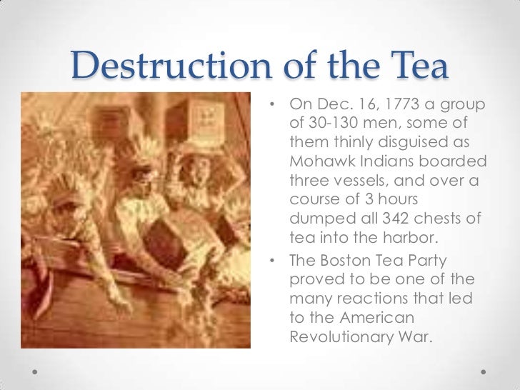 Boston tea party