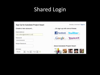 Shared Login
 