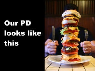 Our PD looks like  this 