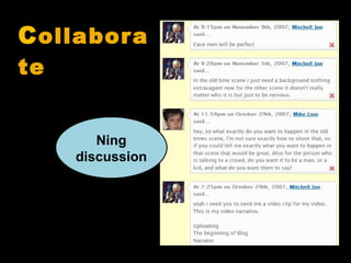 C ollaborate Ning discussion   