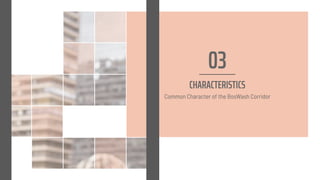 CHARACTERISTICS
Common Character of the BosWash Corridor
03
 