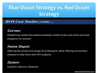 Blue Ocean Strategy vs. Red Ocean
Strategy
 