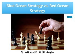 Blue Ocean Strategy vs. Red Ocean
Strategy
 