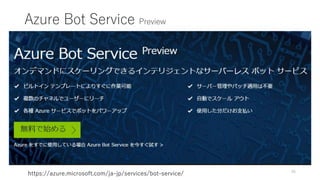 今こそ Microsft Bot Framework を学ぼう | PDF
