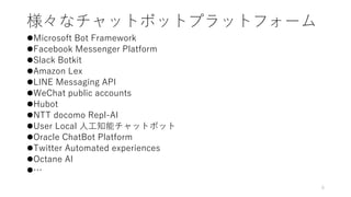 今こそ Microsft Bot Framework を学ぼう | PDF