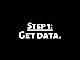 Step1:
Getdata.
 