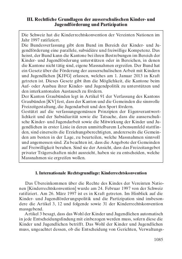 Grafik über Kinderförderung im Kanton Graubünden