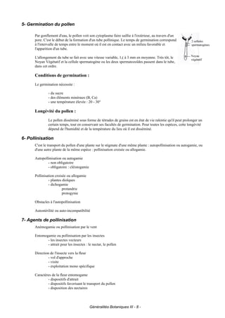 Temp Insecte REPRODUCTION DES ANGIOSPERMES | PDF