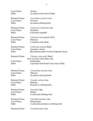 Botanical name of Different Trees | DOC