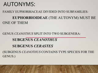 Botanical nomenclature_ICN for algae, fungi and plants | PPTX
