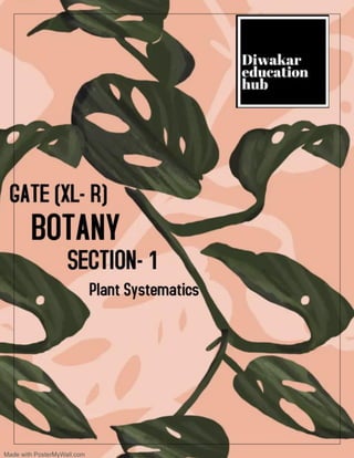 GATE Botany Book PDF [Sample PDF] | PDF