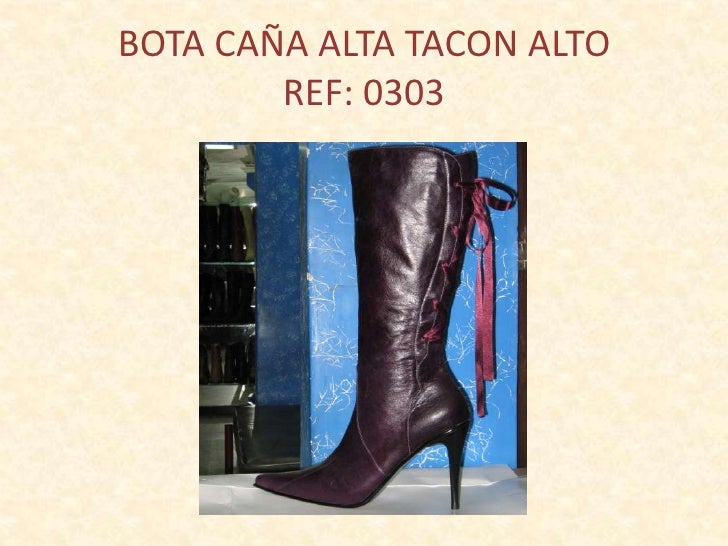 botas de caña alta