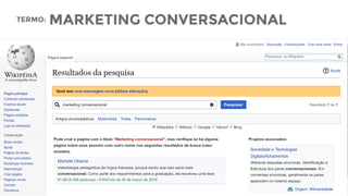 MARKETING CONVERSACIONALTERMO:
 
