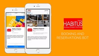 BOOKING AND
RESERVATIONS BOT
 