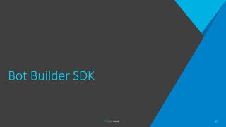 Bot Builder SDK
17
 