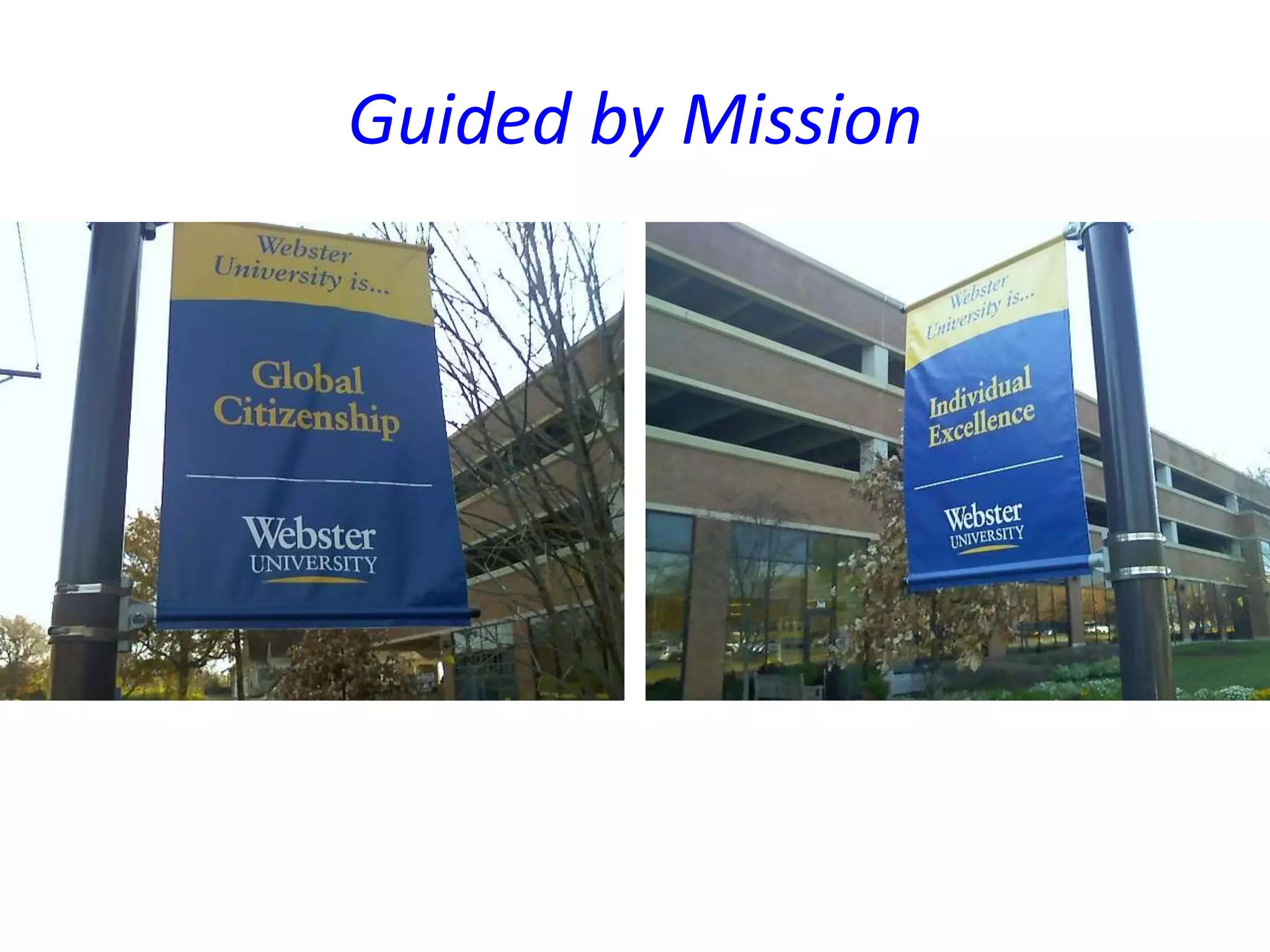 Guided by Mission
 
