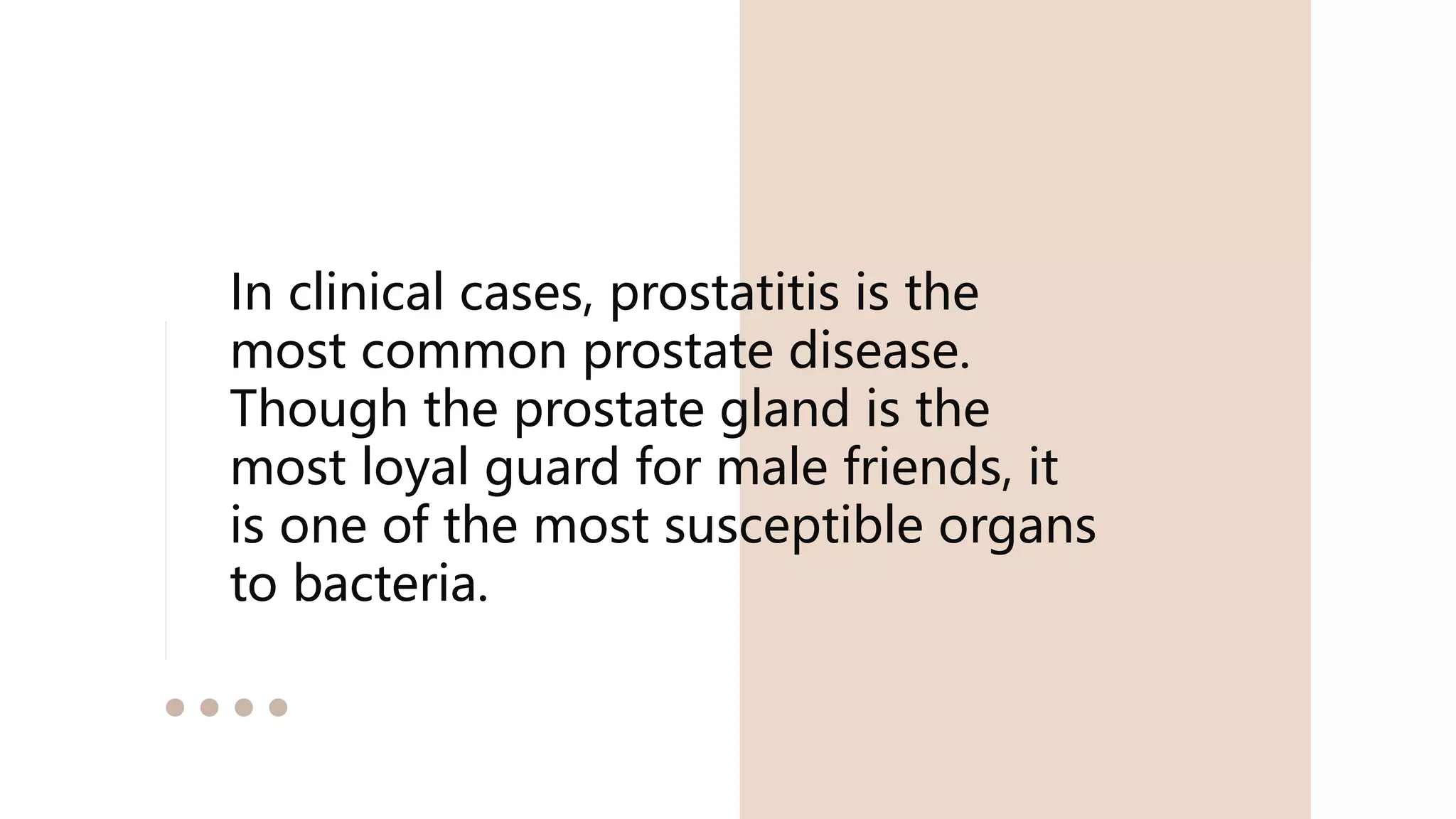 Both Infection And Bad Habits Can Lead To Prostatitis | PPT