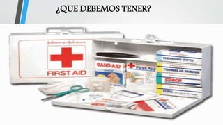 ¿QUE DEBEMOS TENER?
 