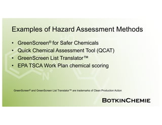 Qcat Example Updated Presentation: Substitution of Benzotriazole UV Absorbers in ...