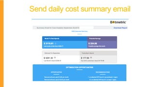 Send daily cost summary email
 