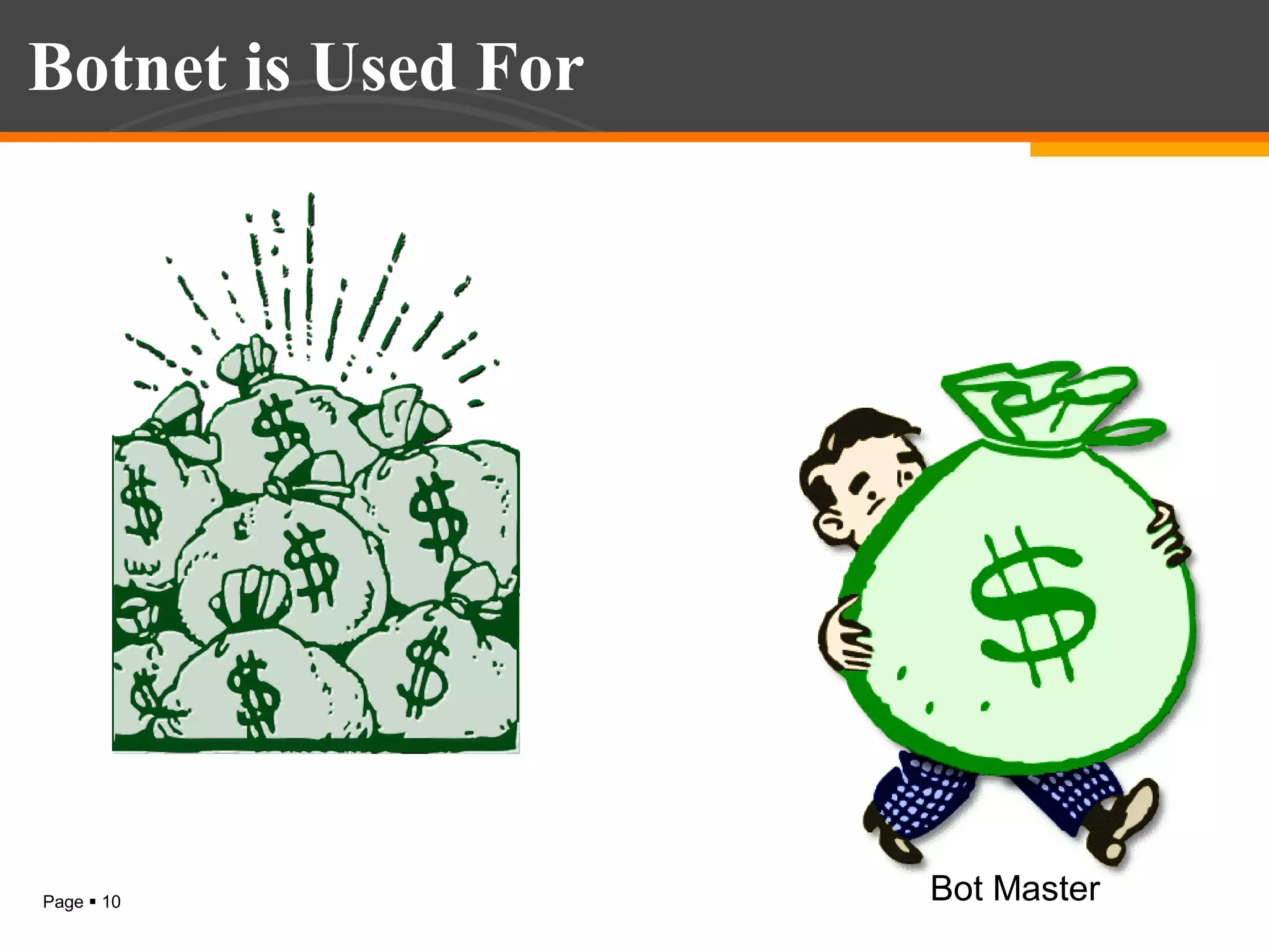 Botnet is Used For

Page  10

Bot Master

 