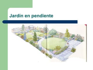 Jardín en pendiente 