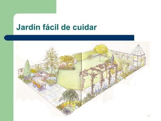 Jardín fácil de cuidar 