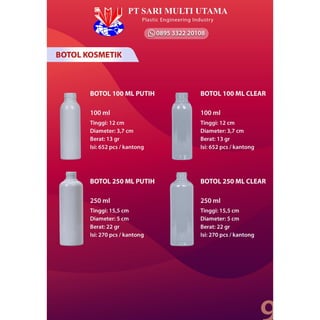 PABRIK PEMBUATAN BOTOL PLASTIK