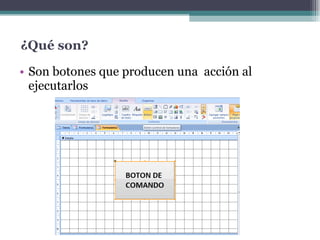 Botones de comando | PPT
