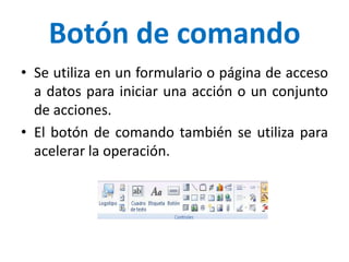 Botones de comando | PPTX