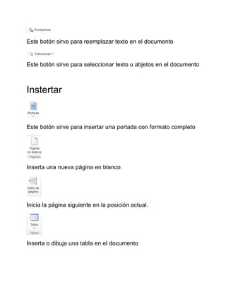 Botones de word (autoguardado)