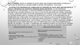 Botones en visual basic 6 | PPTX