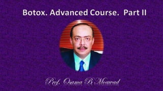 ADVANCED BOTOX COURSE.PART II. HOW TO INJECT BOTOX SAFELY?